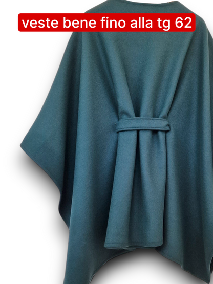 Maxi Mantella con Cinta Taglie Forti Ascania