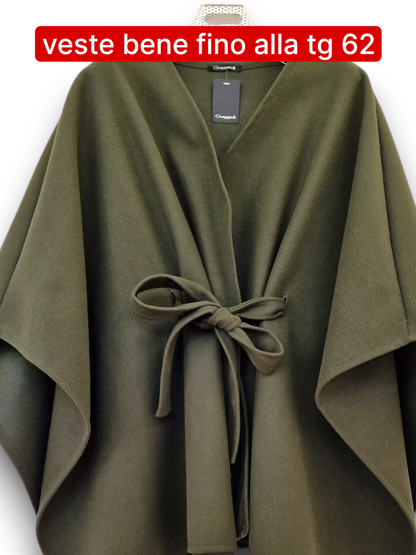 Maxi Mantella con Cinta Taglie Forti  Alina