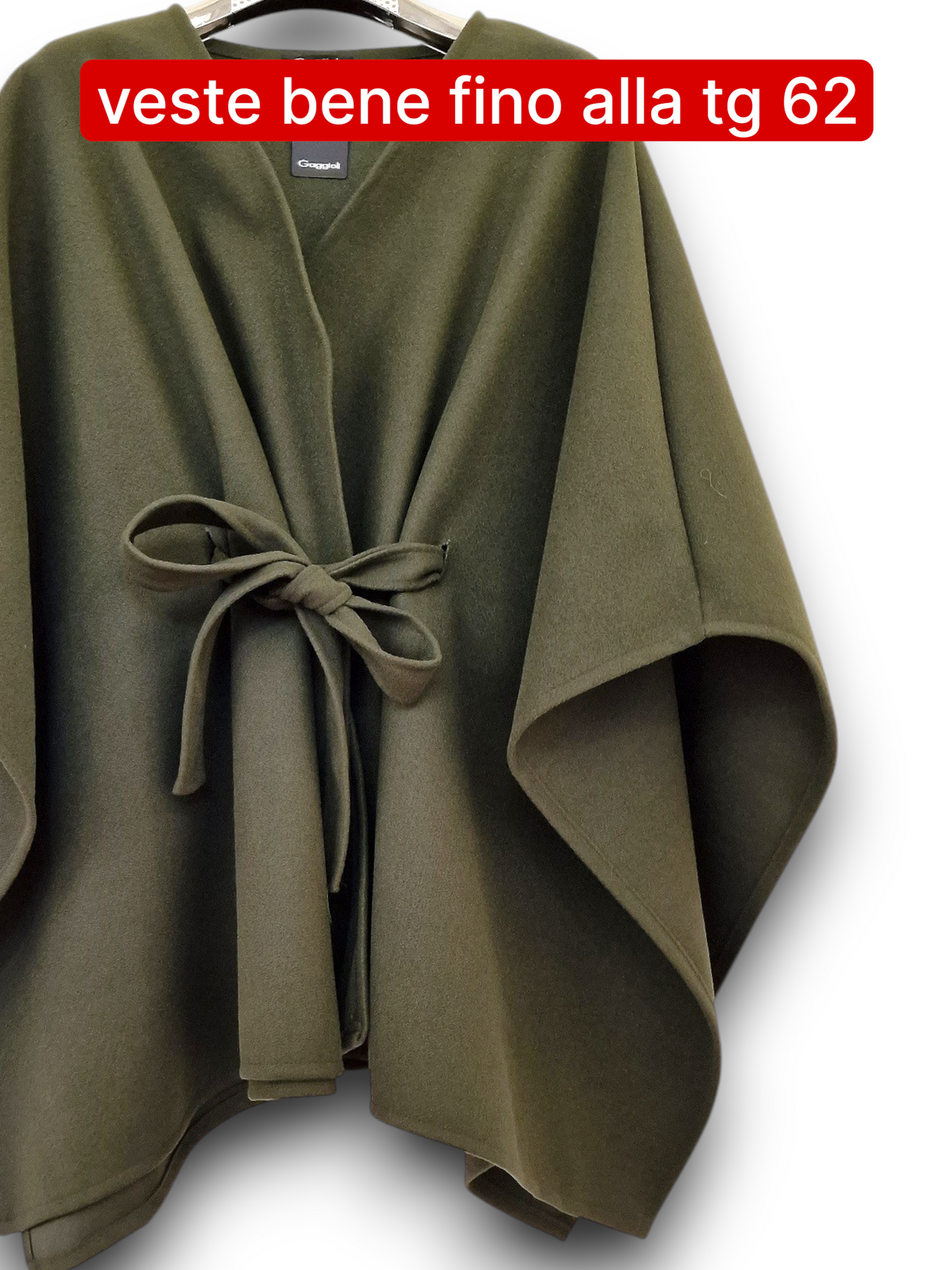 Maxi Mantella con Cinta Taglie Forti  Alina