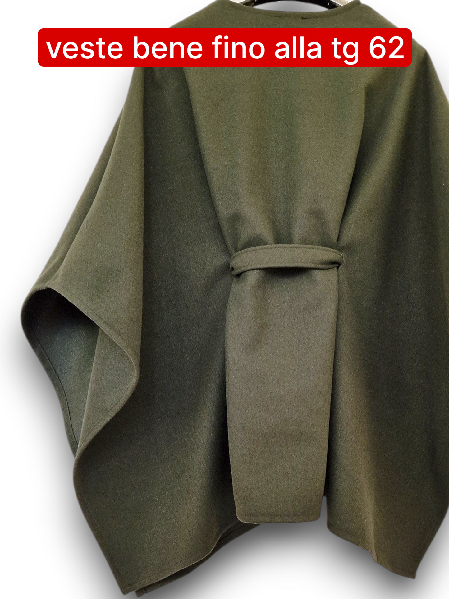 Maxi Mantella con Cinta Taglie Forti  Alina